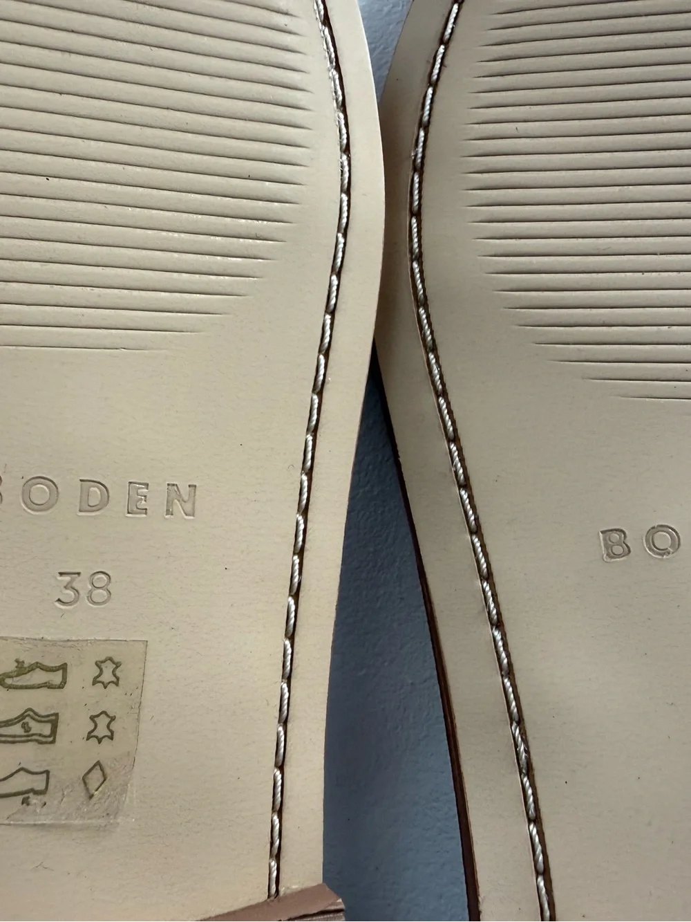 Boden Everyday Flat Sandals Strappy Minimalist EU 38 US 7 Women NEW No Box 3110